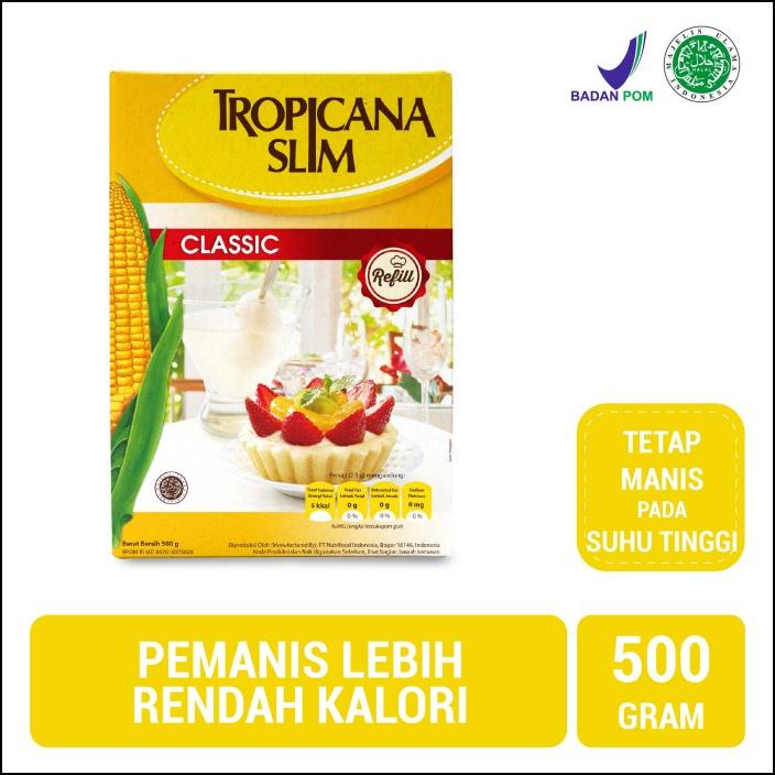

TROPICANA SLIM SWEETENER CLASSIC REFILL 500GR