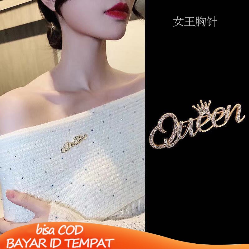 COD❤️Bros Bentuk Korea  Untuk Aksesoris Pakaian Cosplay Fashion Murah Impor Bros Jilbab Aksesoris Kerudung Mewah Premium