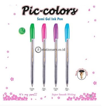 

Zebra Ballpoint Piccolors Semi Gel 0.7 Hitam