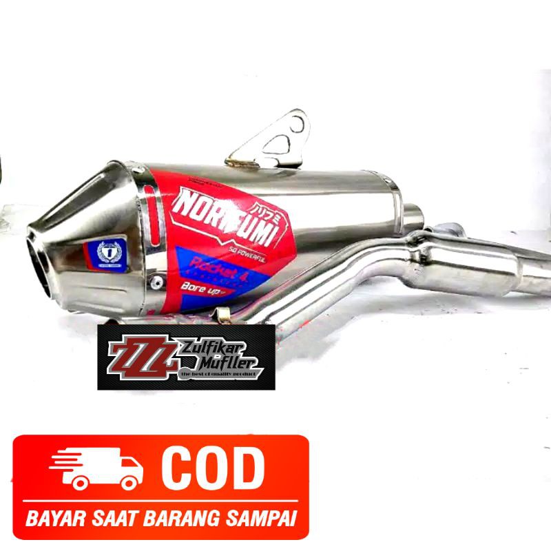 knalpot racing Norifumi roket4 boreup crf150 klx dtracker wr155