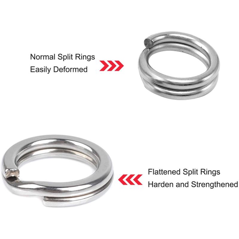 10 pcs split ring