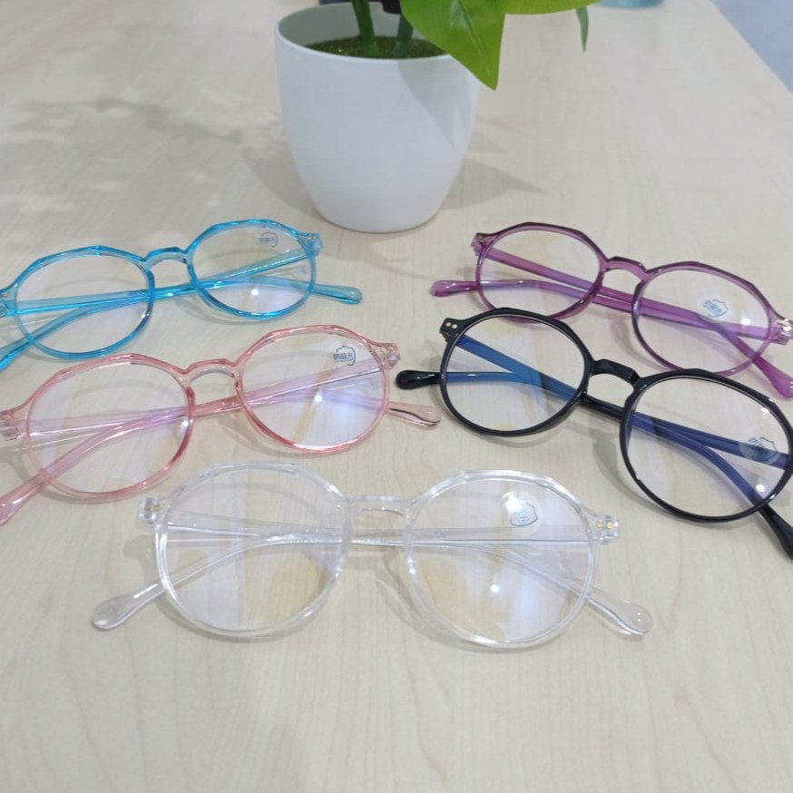 INDOMINI R231 Kacamata Fashion Wanita Kekinian Kacamata Wanita Pria Kacamata Korea Eyeglasses