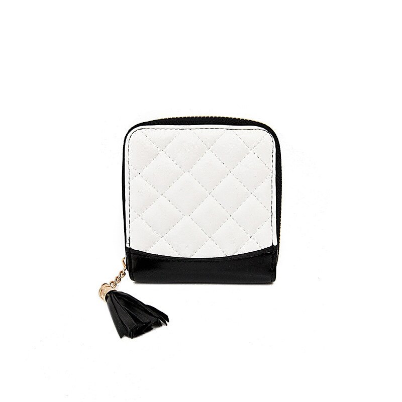 MORMON BLACK AND WHITE - Dompet Lipat Mini Morymony Dompet Kecil Kartu Koin