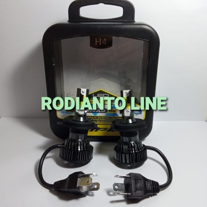 LAMPU LED MOBIL H4 12V 6000LUMEN WHITE - AGYA AYLA CALYA SIGRA ETIOS rod14 Buru Order