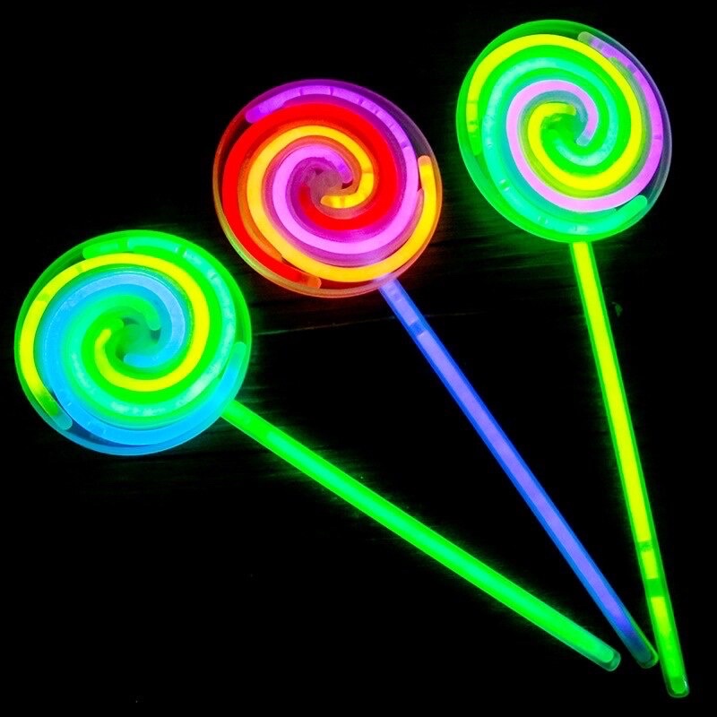 candy glow stick / candy glow lollipop / glow in the dark