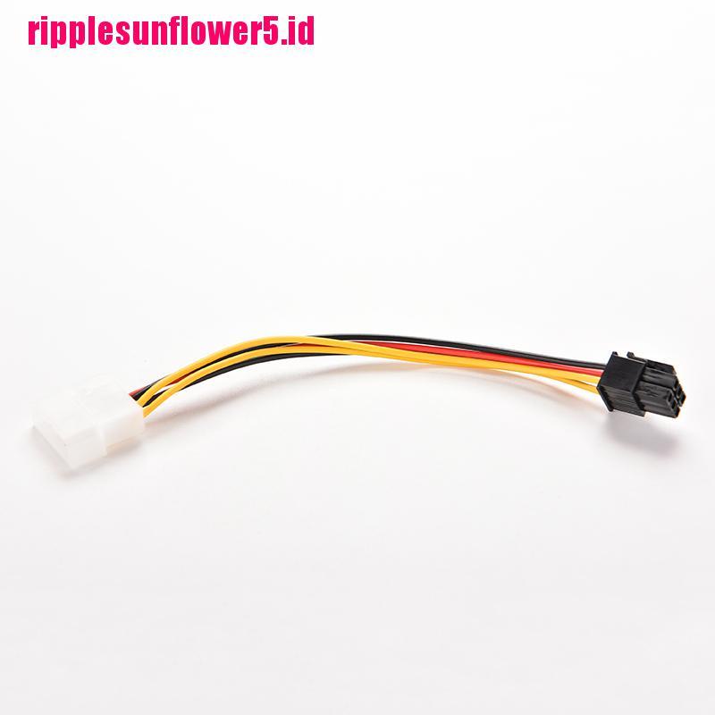 Pci-e Kartu Grafis 4 Pin Ke 6Pin Power Adapter