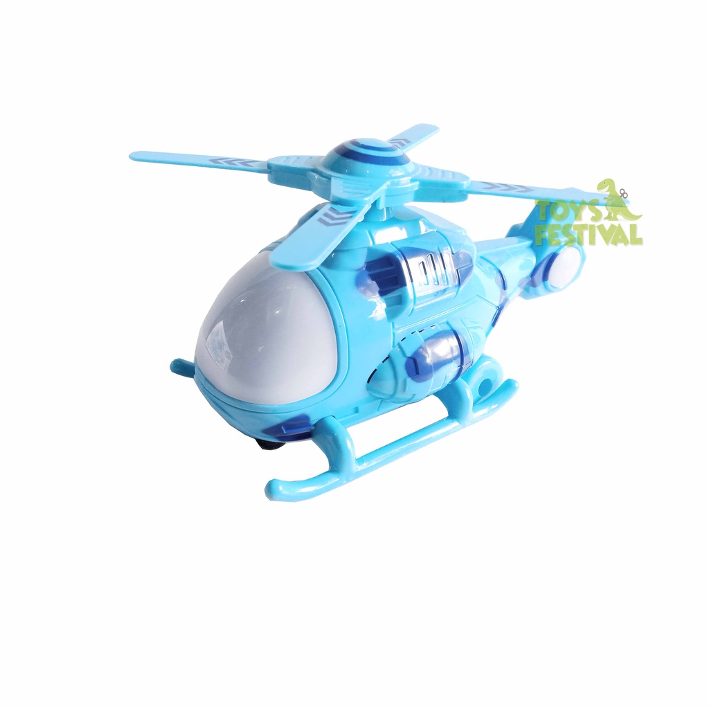 Mainan Anak Attack Helicopter Bump and Go Suara, Lampu dan Berjalan