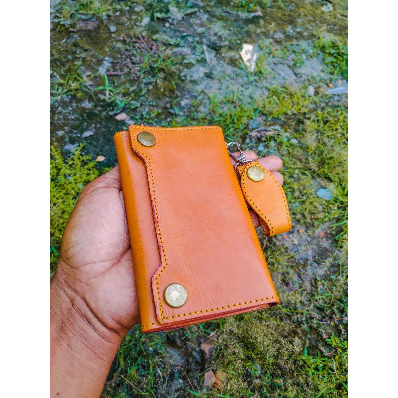 DOMPET KULIT PRIA | MODEL HARLEY | KULIT SAPI