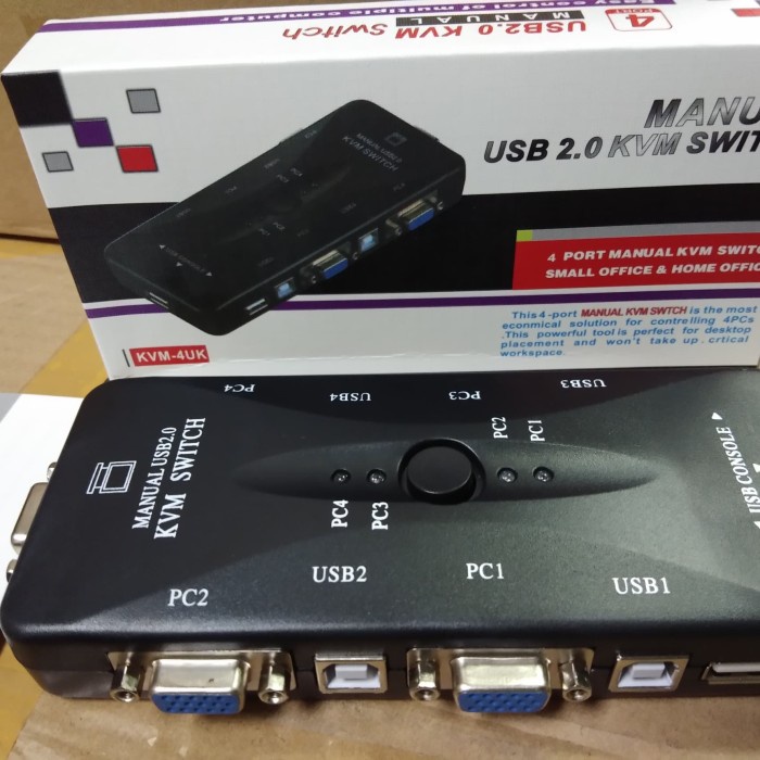 KVM Switch 4Port USB 2.0