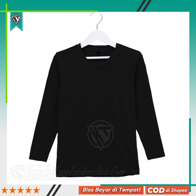Kaos Polos Hitam Di Shopee | Baju Kaos Hitam Polos Di Shopee | Kaos Distro Polos Hitam Shopee