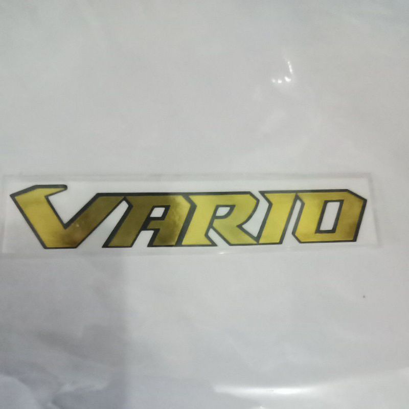 stiker motor/stiker cutting/stiker variasi terbaru  VARIO gold keren