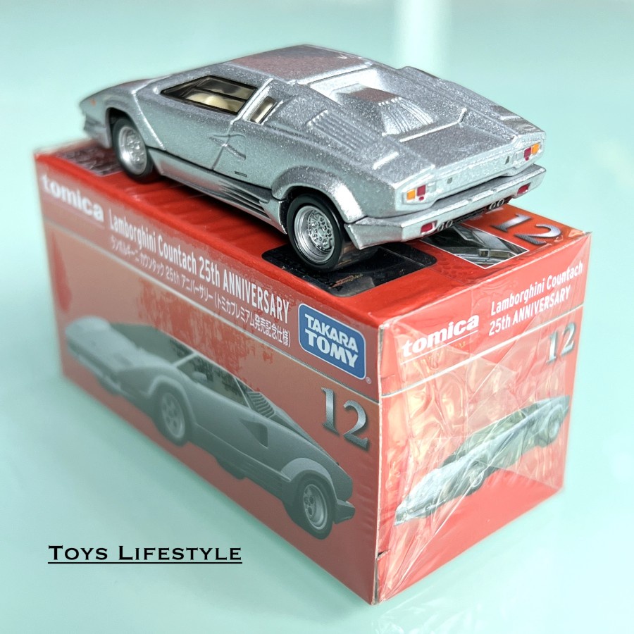 Mobil Tomica Premium Diecast 12 Lamborghini Countach 25th Anniversary