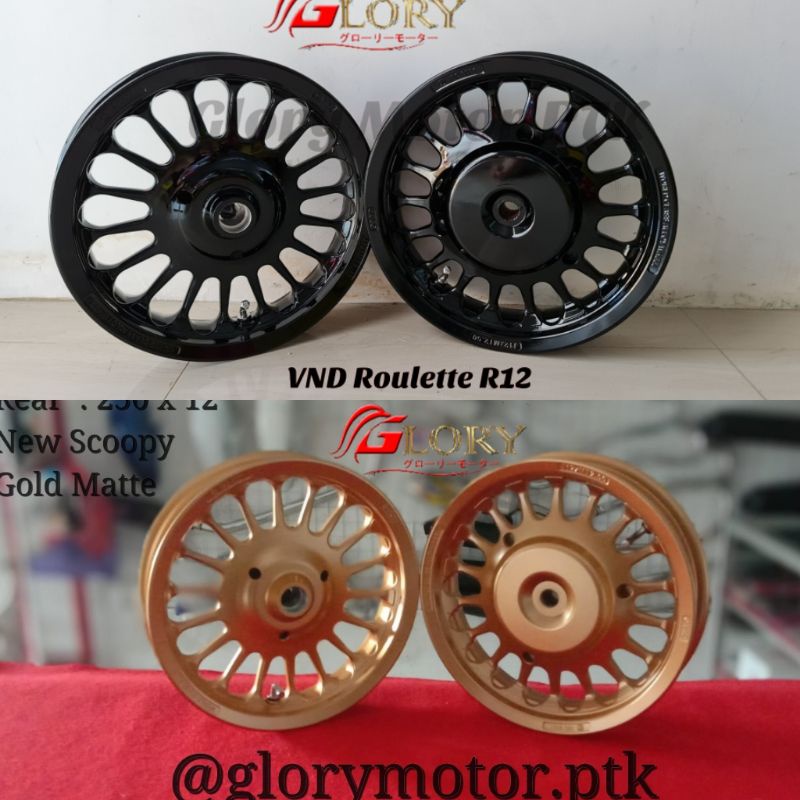 Velg VND Roulette Ring 12 Scoopy New 2018-2021 Basic Ring 12