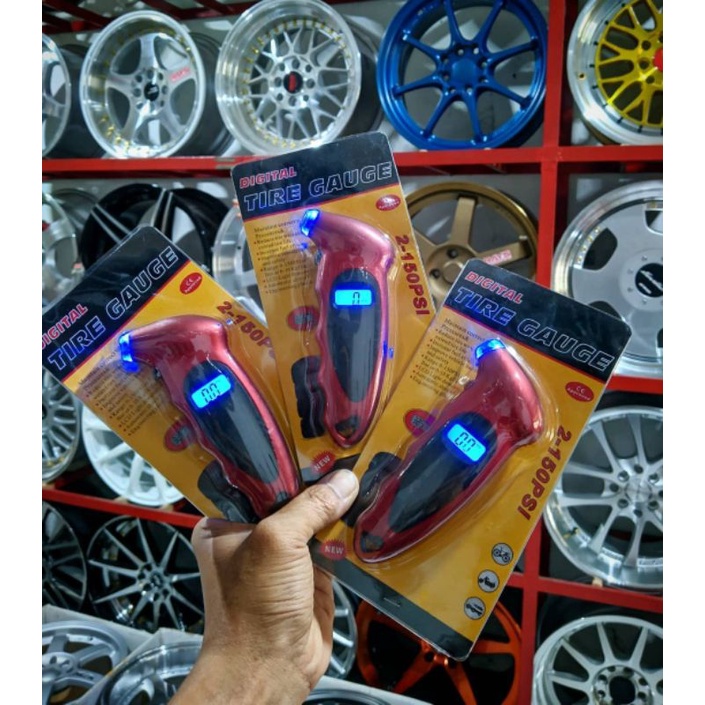 Alat pengukur tekanan angin ban mobil motor sepeda alat ukur ban alat pangukur angin ban