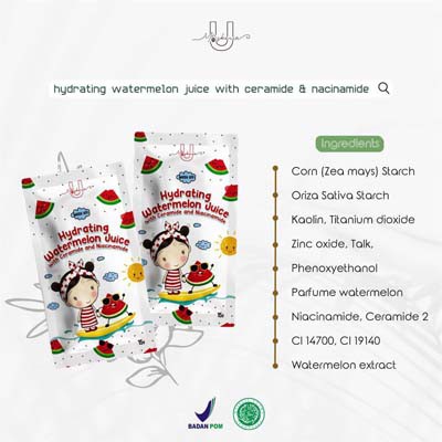 Wash Off Mask Series 15g UMASKERIN BPOM