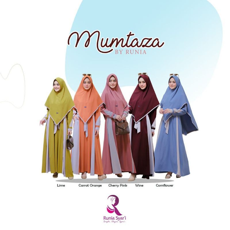 Mumtaza by Runia ( gamis set hijab )