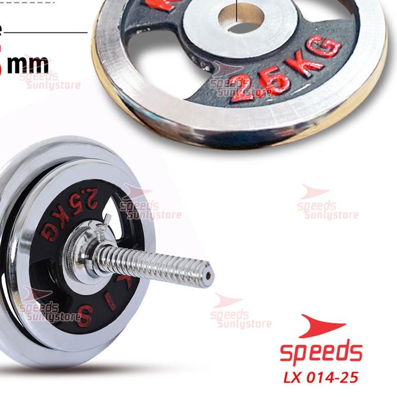 SPEEDS Plate Dumbell Plate Barbel 2,5 kg Dumbell Plate Plat Barbel 014-30