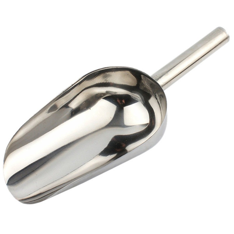 Sendok Es Batu Ukuran Besar Stainless Steel - Sendok Tepung - Sendok Kopi - Sendok Takar