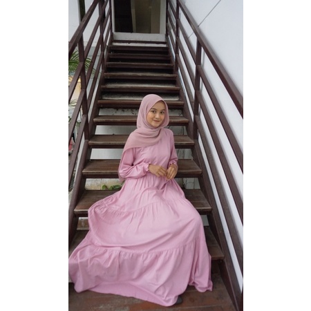 GAMIS RAYON SABRINA SUSUN 3(COD)RAYON VISCOS POLOS/TIKTOK VIRAL/DRESS TERBARU KEKINIAN