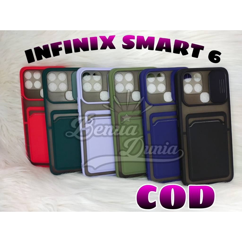 CASE INFINIX HOT 11S NFC//CASE SLEDING PLUS SLOT CARD PELINDUNG KAMERA INFINIX HOT 11S NFC - BD