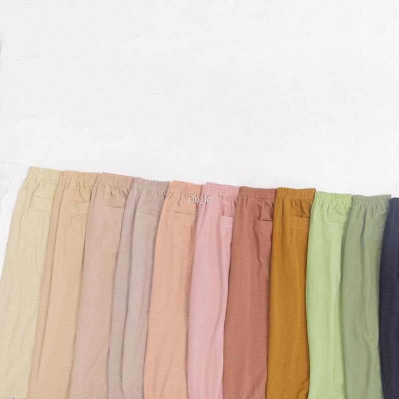 CELANA WANITA KULOT WILLOW PANTS  BAWAHAN  KEKINIAN-6