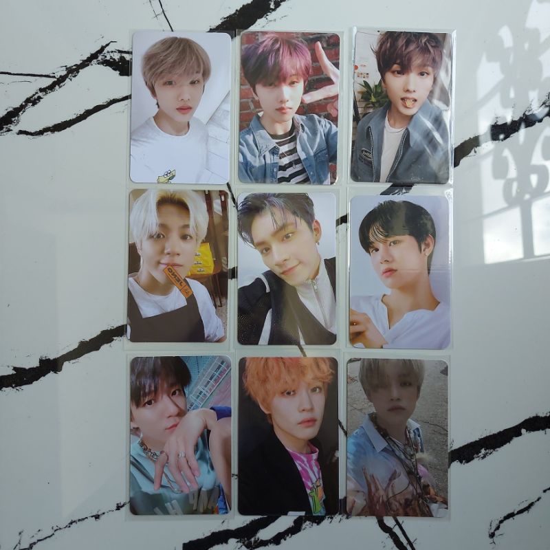 jungwoo jeno jisung xiaojun chenle nct/wayv photocard (pc) universe, hot sauce, hello future, sg21, 