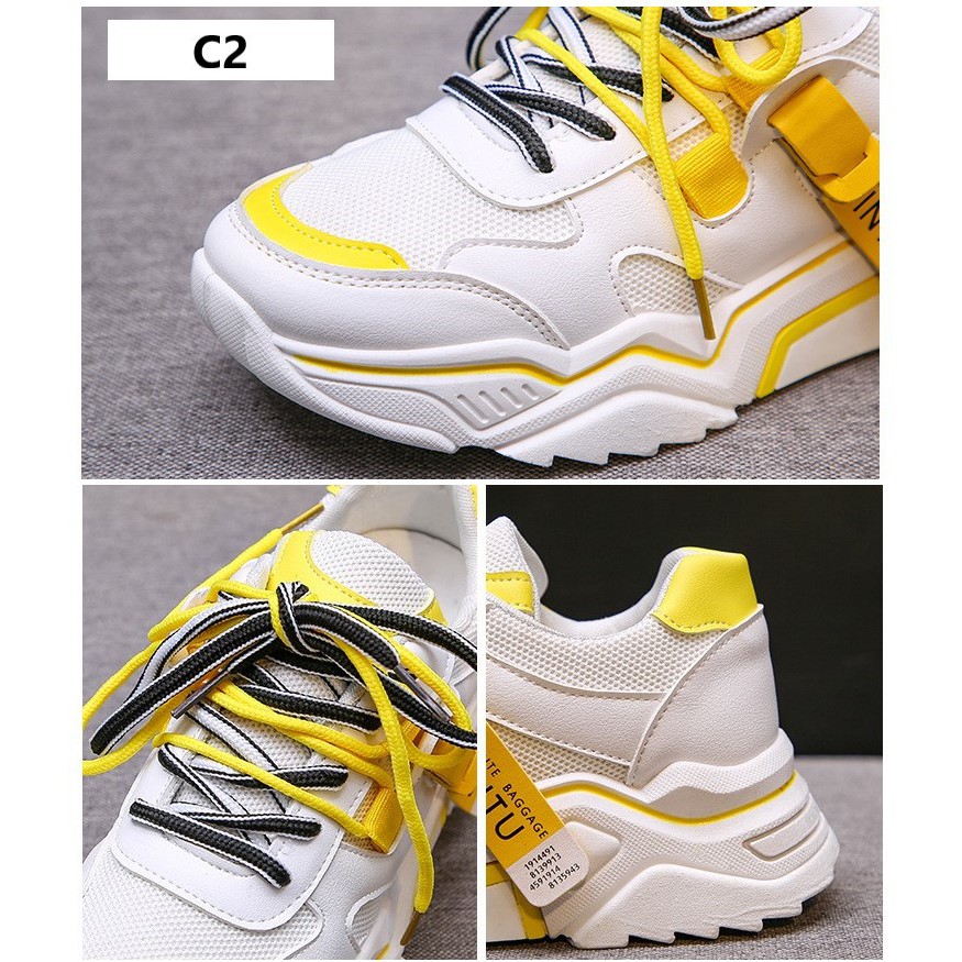 Sepatu Olahraga Wanita Putih Sneaker Fashion Korea Sepatu Sneakers Cewek sport SP-014