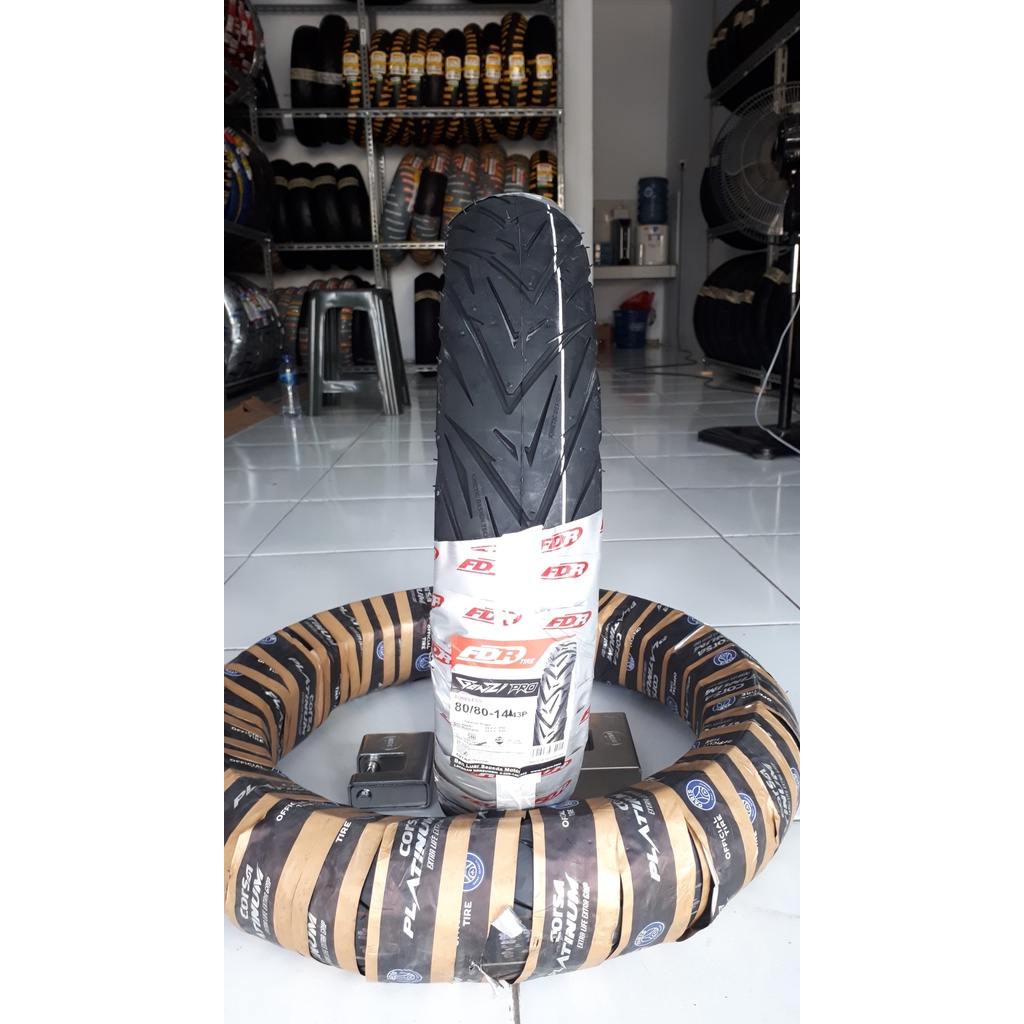 Ban FDR Genzi Pro 80.80.14 Ring 14 Ban Harian Motor Matic Mio Beat Vario Fino Scoopy Address Skydriv