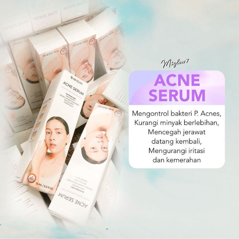 MS GLOW | ACNE SERUM MS GLOW | RESELLER BER ID |100% ORI