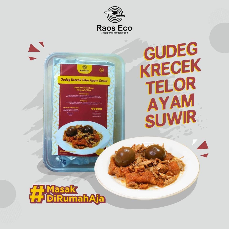 

Gudeg Krecek Telur Suwir Halal Tanpa Pengawet