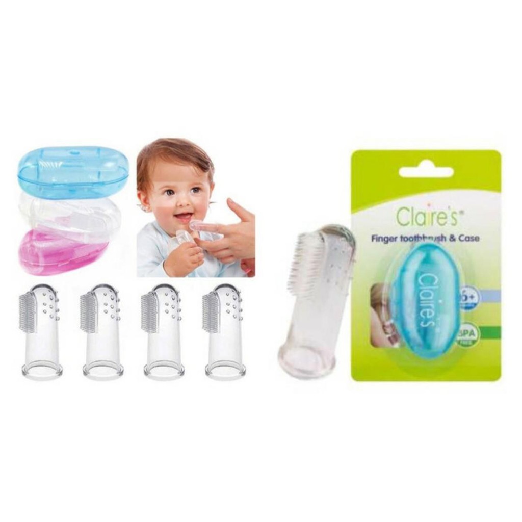 Claire's Finger Toothbrush &amp; Case (107623)