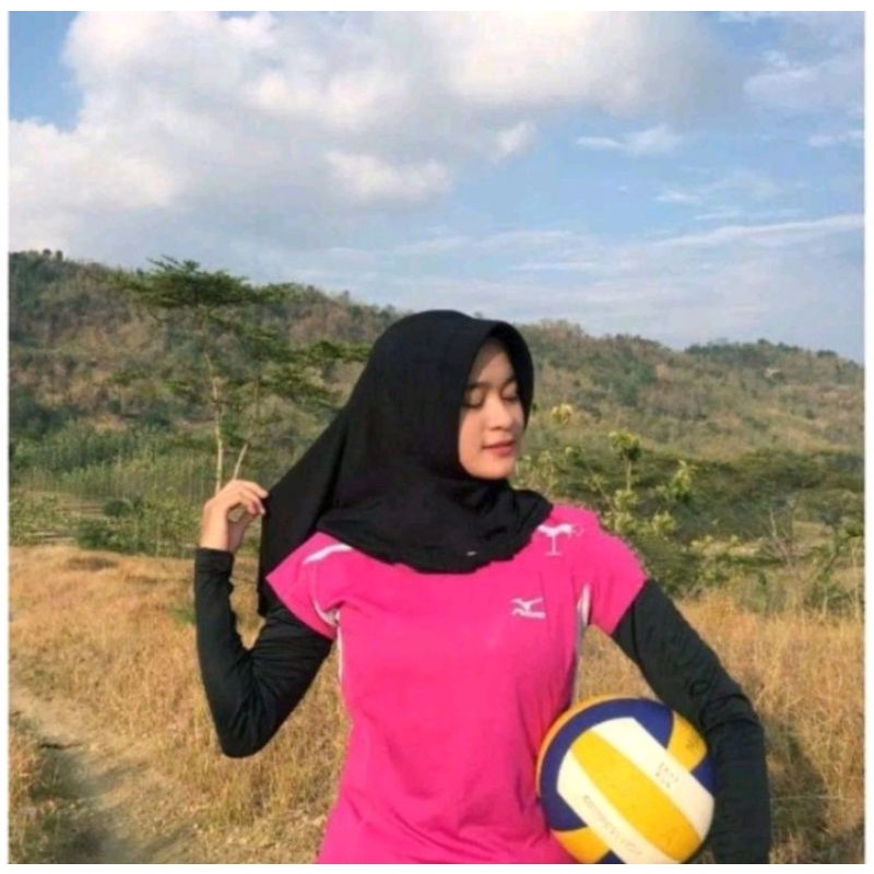 Jilbab sport / jilbab senam olahraga