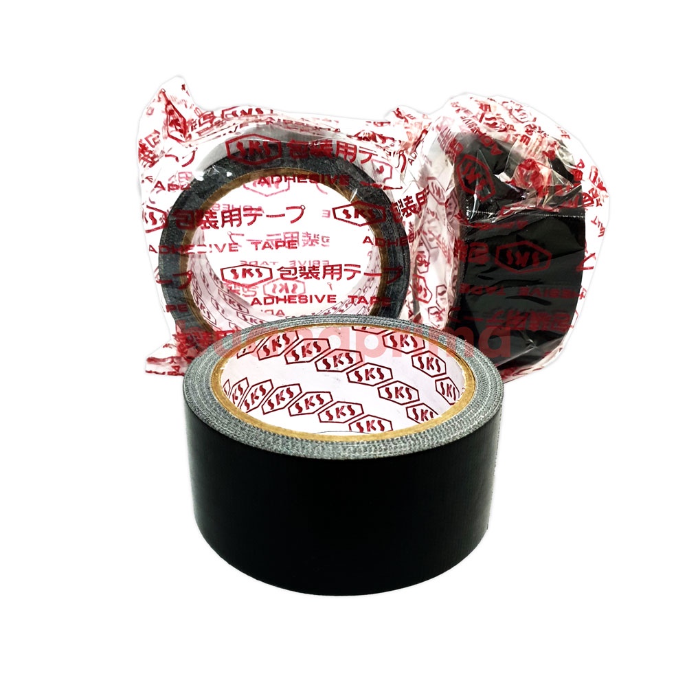 

Lakban Kain SKS 45 mm x 10 Meter Hitam Linen Tape 2 Inch Cloth Tape SZ