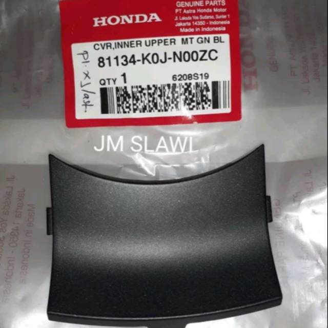 Cover inner upper genio hitam doff asli AHM Honda