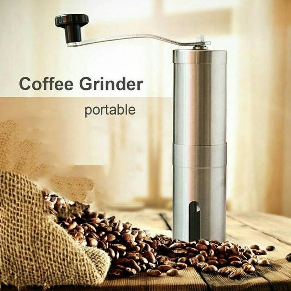 TERLARIS  gilingan kopi manual fleco - coffee grinder - penggiling kopi portable - gilingan kopi