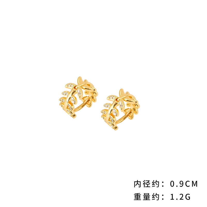 Anting Rantai Pendek 24K Model Hollow Gaya Bangkok Untuk Wanita