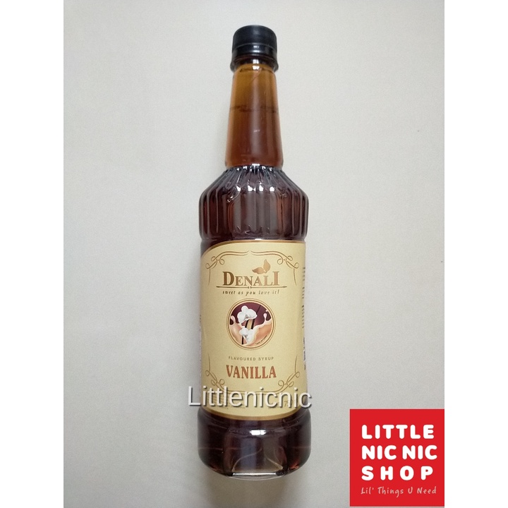 

Denali Vanilla Flavoured Syrup 750ml sirup rasa vanili minuman cafe