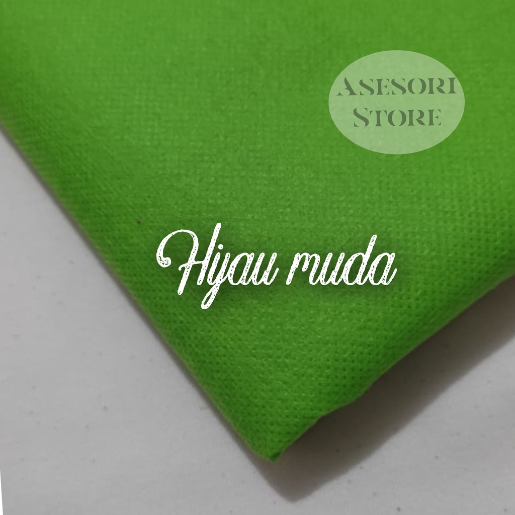 Kain spunbond buket warna HIJAU MUDA