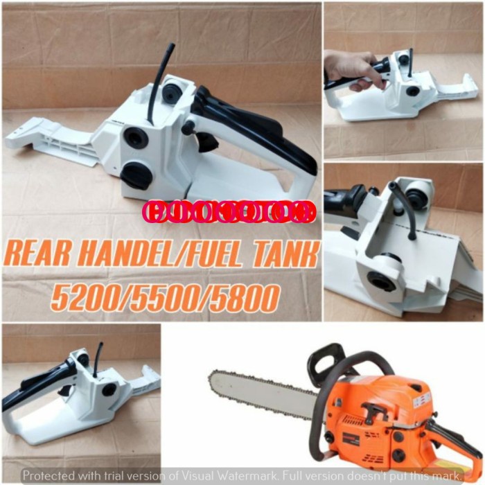 Fuel Tank Tangki Minyak Bensin Body Stang Gas Chain Saw Senso Mini 5200 5800