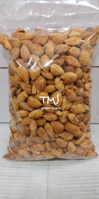 ALMOND CANGKANG RASA SUSU OLEH2 HAJI/UMROH 1KG