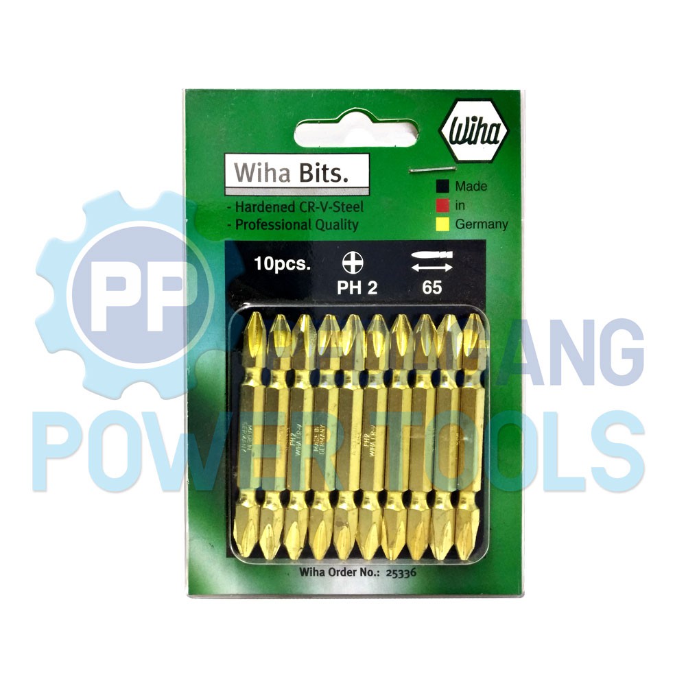 CUCI GUDANG - MATA OBENG ANGIN PH2 PLUS PLUS SET 10 PCS WIHA GERMANY