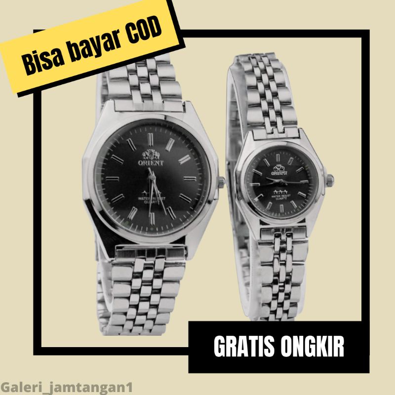 ✅COD [READY STOCK]  JAM TANGAN RANTAI ORIENT COUPLE 5WARNA READY FASHION RANTAI PRIA WANITA C11 JAM 