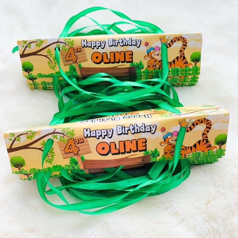 

Tiger Label Plastik Goodiebag Snack / Souvenir / Hampers - Tiger