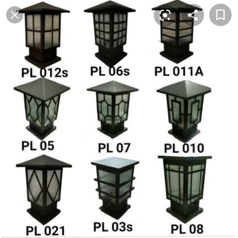 lampu pagar minimalis
