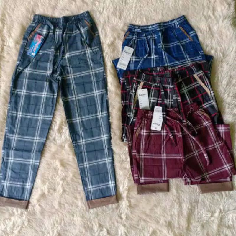 BAGGY PANTS KOTAK ANAK BAHAN KATUN TWILL IMPORT PREMIUM #BAGGY PANTS ANAK #CELANAANAK