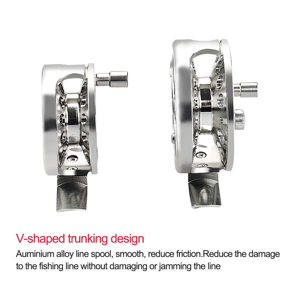 Suyo Ice Fishing Reelpenggulung Senar Pancing 1BB Bahan Metal