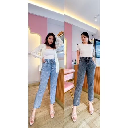 ALEXA JEANS/  HIGHWAIST PENSIL/ celana fashion/ootd daily#celana hwg pesil