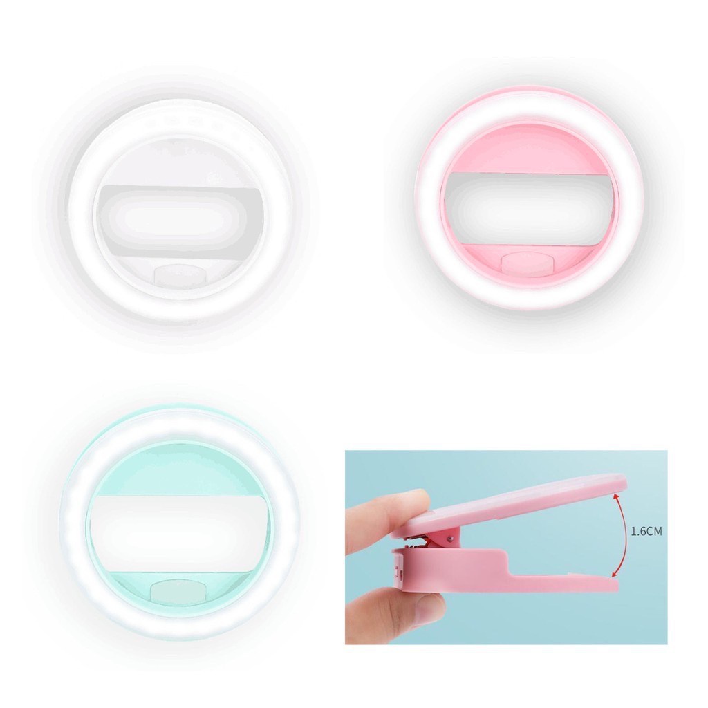 LAMPU RING SELFIE LED HANDPHONE [SWEETSPACE]