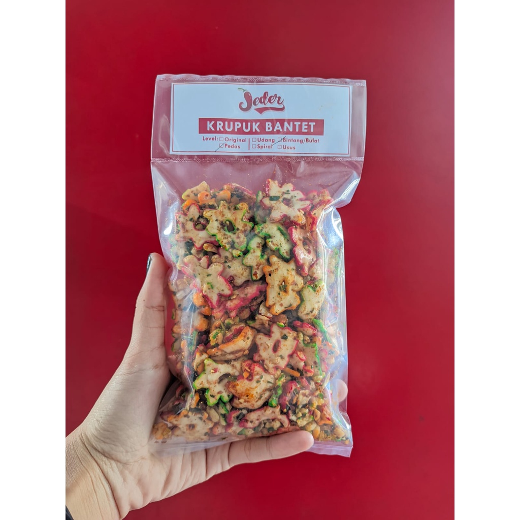 

KRUPUK SEBLAK BINTANG BANTET DAUN JERUK PEDAS 120gr