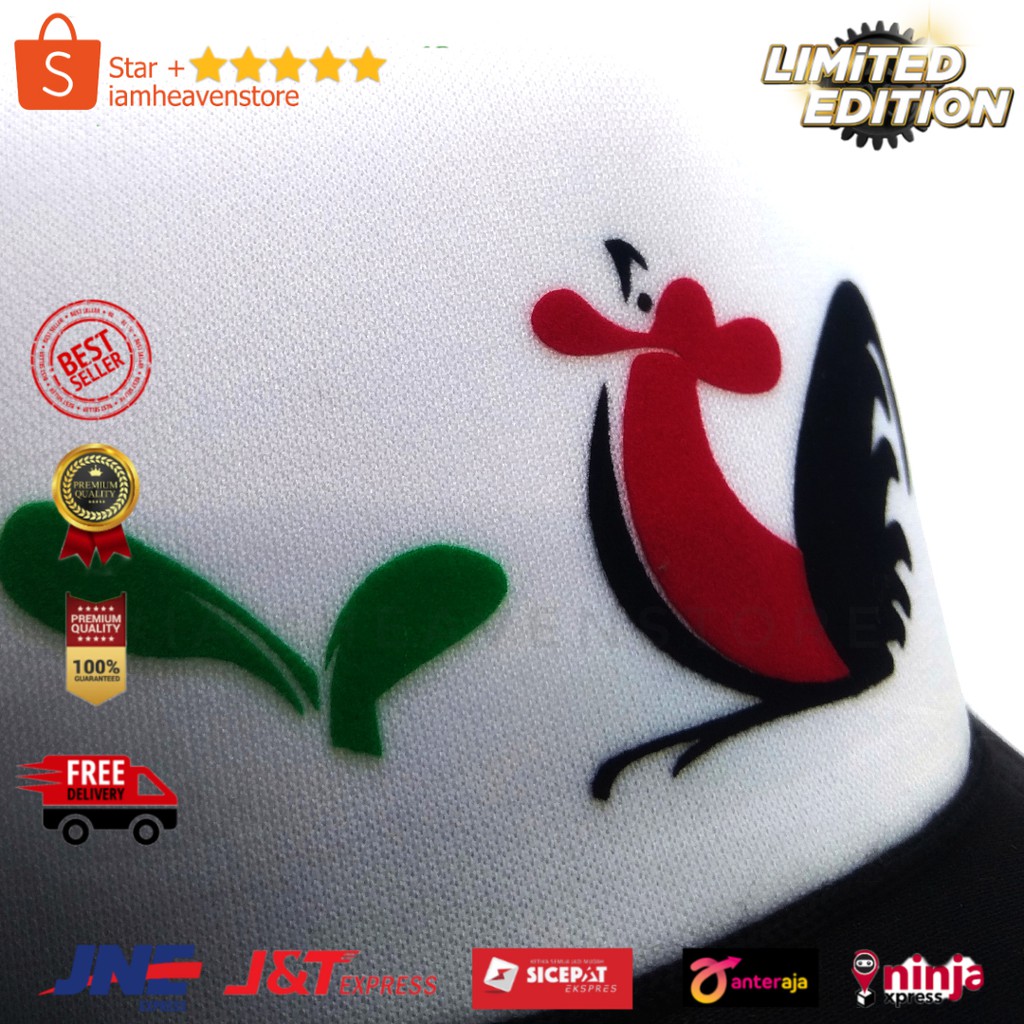 Topi Mangkok Ayam Truckerhat Jaring Ayam Jago 90s 90an keren lucu unik terbaru Topi Jaring klasik